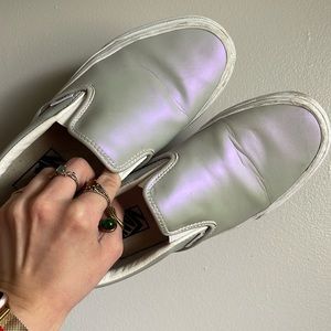 Women’s Metallic Slip-Ons